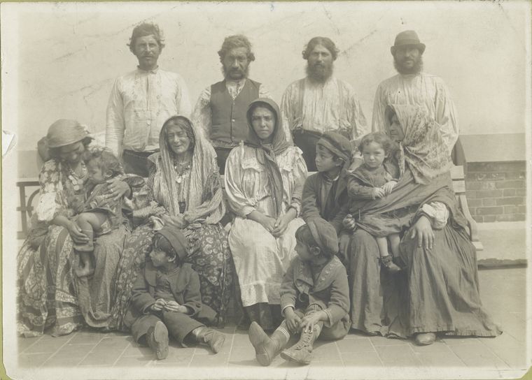 Hungarian gypsies who were deported